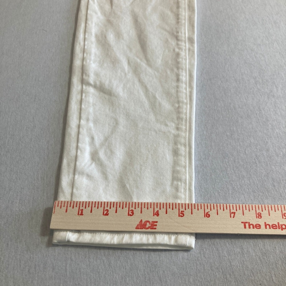 Paige Verdugo Ultra‎ Skinny Jeans 28 (Fit 34 Waist) Optic White Distressed W1454 - Picture 8 of 16